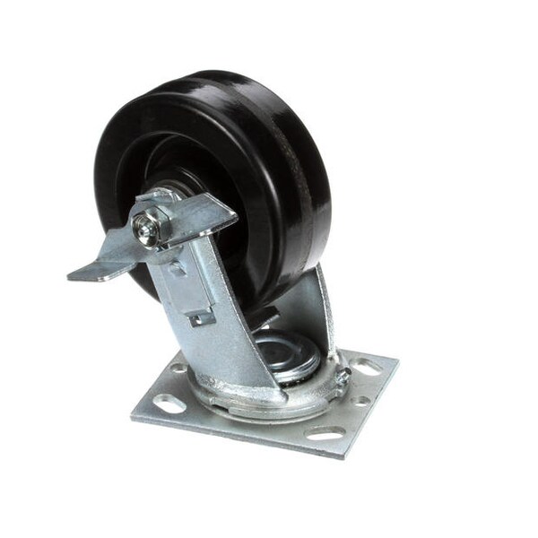 Swivel With Brake Flat Plate Caster
